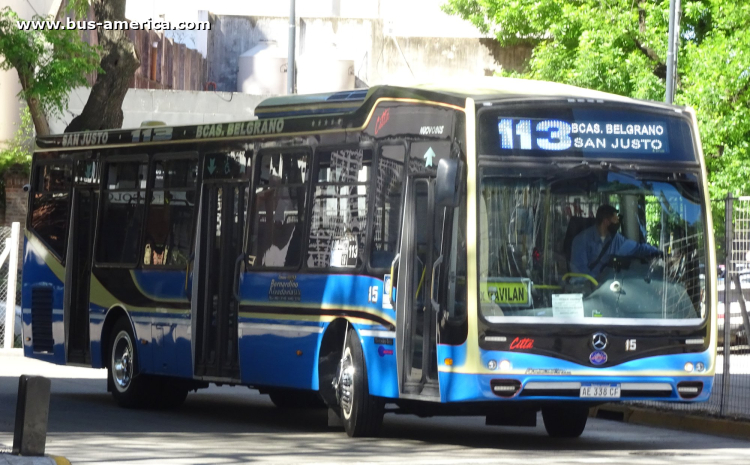 Mercedes-Benz O 500 U - Nuovobus Cittá PH 67 - Bernardino Rivadavia
AE 338 CF

Línea 113 (Buenos Aires), interno 15
