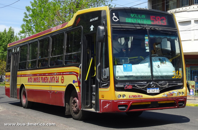 Mercedes-Benz OF 1621 - Nuovobus Cittá PH 0071 - M.O.Primera Junta
AE 349 FV
[url=https://bus-america.com/galeria/displayimage.php?pid=67384]https://bus-america.com/galeria/displayimage.php?pid=67384[/url]

Línea 583 (Pdo. Quilmes), interno 318
