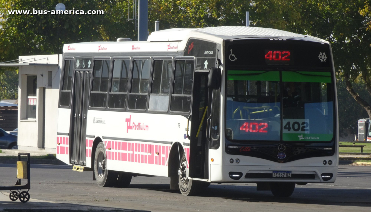 Mercedes-Benz OF 1621 - Nuovobus Cittá PH 0071 - Red Tulum , Albardón
AE 567 QZ
[url=https://bus-america.com/galeria/displayimage.php?pid=61614]https://bus-america.com/galeria/displayimage.php?pid=61614[/url]

Línea 402 (Prov.San Juan), interno 79
