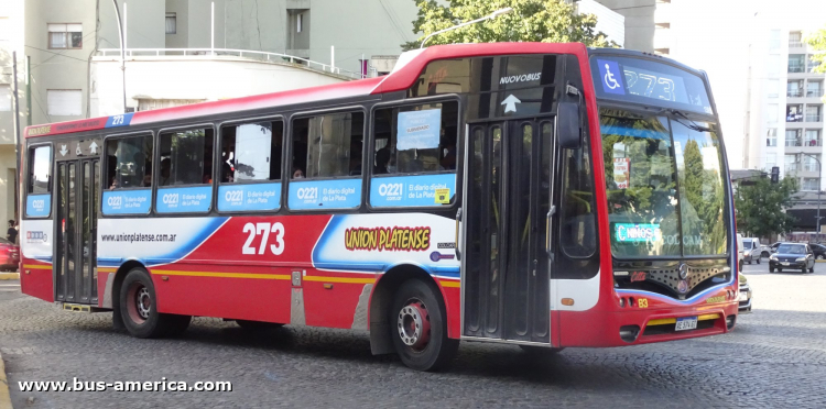 Mercedes-Benz OF 1621 - Nuovobus Cittá - Unión Platense
AE 574 GT

Línea 273, ramal C (Provincia de Buenos Aires, dentro del partido de La Plata), interno  83 (1399)
