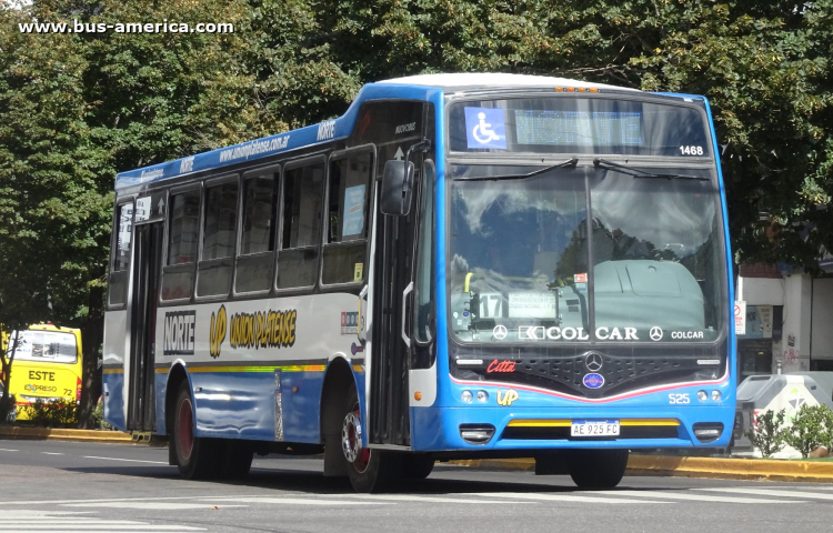 Mercedes-Benz OF 1621 - Nuovobus Cittá - Norte , Unión Platense
AE 925 FC
[url=https://bus-america.com/galeria/displayimage.php?pid=56031]https://bus-america.com/galeria/displayimage.php?pid=56031[/url]

Línea Norte [501] ramal 17 (Pdo. La Plata), interno 525 (1468)
