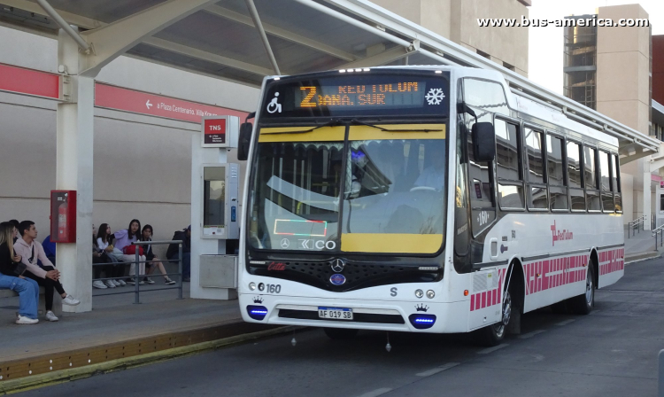 Mercedes-Benz OF 1621 - Nuovobus Cittá - Red Tulum , Mayo
AF 019 SB
[url=https://bus-america.com/galeria/displayimage.php?pid=61621]https://bus-america.com/galeria/displayimage.php?pid=61621[/url]

Línea 2 (Prov.San Juan), interno 160
