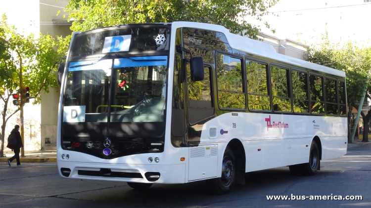 Mercedes-Benz OF 1621 - Nuovobus Cittá - Red Tulum , Alto de Sierra 
[url=https://bus-america.com/galeria/displayimage.php?pid=61490]https://bus-america.com/galeria/displayimage.php?pid=61490[/url]

Línea D (Prov.San Juan), interno 39
