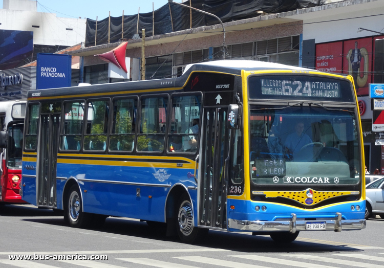 Mercedes-Benz OF 1621 - Nuovobus Cittá PH 71 - La Cabaña
AE 938 FO

Línea 624 (Pdo.La Matanza), interno 236
