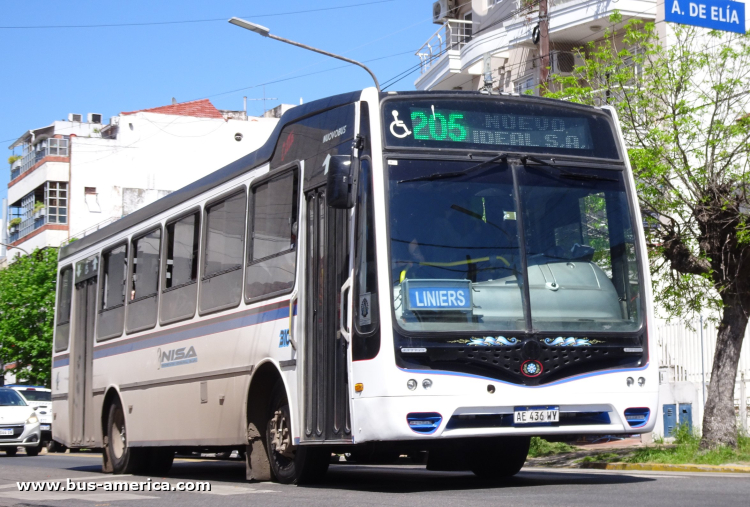 Mercedes-Benz OF 1621 - Nuovobus Cittá PH 71 - NISA
AE 436 WY

Línea 205 (Prov.Buenos Aires), interno 310
