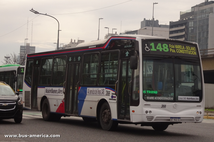 Mercedes-Benz OH 1621 L SB - Nuovobus Cittá PH 68 - Misión Buenos Aires , La Ctral.Vte.López
AF 961 VI
[url=https://bus-america.com/galeria/displayimage.php?pid=70595]https://bus-america.com/galeria/displayimage.php?pid=70595[/url]

Línea 148 (Buenos Aires), interno 366 [desde mayo 2026]
¿Ex línea 148 (Buenos Aires), interno 458? [mayo 2026]
Ex línea 180 (Buenos Aires), interno 75

