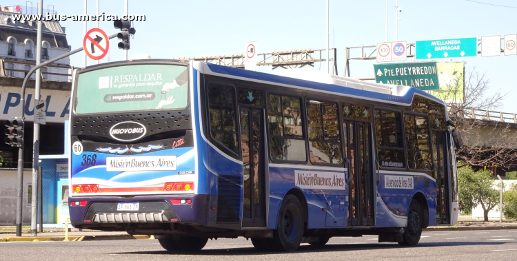  Mercedes-Benz OH 1621 L SB - Nuovobus Cittá - Misión Buenos Aires , La Ctral.Vte.López
AF 961 ZP
[url=https://bus-america.com/galeria/displayimage.php?pid=70557]https://bus-america.com/galeria/displayimage.php?pid=70557[/url]
[url=https://bus-america.com/galeria/displayimage.php?pid=70560]https://bus-america.com/galeria/displayimage.php?pid=70560[/url]

Línea 148 (Buenos Aires), interno 368 [desde mayo 2026]
¿Ex línea 148 (Buenos Aires), interno 463? [mayo 2026]
Ex línea 124 (Buenos Aires), interno 256 [2023 - 2026]
