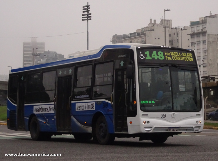  Mercedes-Benz OH 1621 L SB - Nuovobus Cittá PH 68 - Misión Buenos Aires , La Ctral.Vte.López 
AF 961 ZQ

Línea 148 (Buenos Aires), interno 369 [desde mayo 2026]
¿Ex línea 148 (Buenos Aires), interno ¿464? [mayo 2026]
Ex línea 124 (Buenos Aires), interno 251 [2023 - 2026] 
