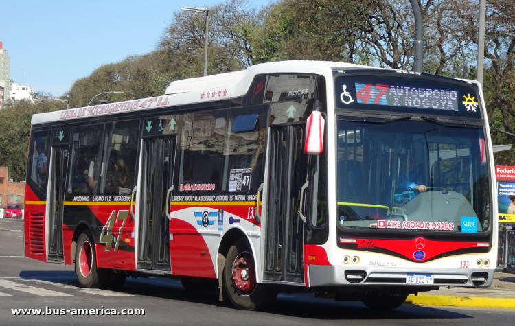 Mercedes-Benz OH 1621 L SB - Nuovobus Cittá PH 0068  M.O.47
AG 822 VY

Línea 47 (Buenos Aires), interno 133
