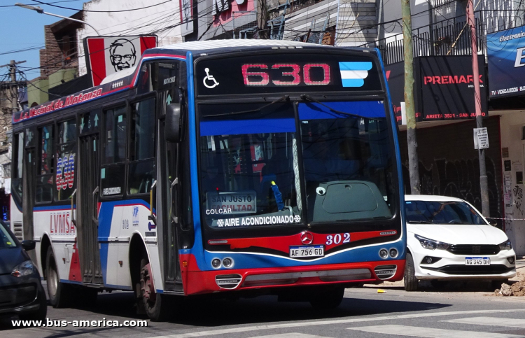 Mercedes-Benz OH 1621 L SB - Nuovobus Cittá PH 68 - LVMSA
AG 601 JF
[url=https://bus-america.com/galeria/displayimage.php?pid=71084]https://bus-america.com/galeria/displayimage.php?pid=71084[/url]

Línea 630 (Pdo.La Matanza), interno 302
Ex línea 180 (Buenos Aires), interno 34
