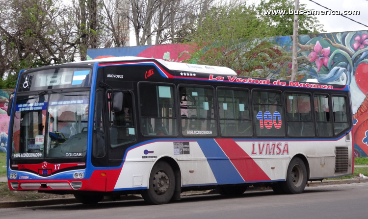 Mercedes-Benz OH 1621 L SB - Nuovobus Cittá PH 68 - LVMSA
SCP-8887 ( luego AH 460 DA )

Línea 180 (Buenos Aires), interrno 17  [Desde 2025]
