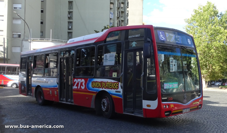 Mercedes-Benz OH 1621 L SB - Nuovobus Cittá - Unión Platense
AE 637 DZ

Línea 273 ramal B11 (Prov. Buenos Aires - dentro del Pdo. La Plata), interno 34 (1414)
