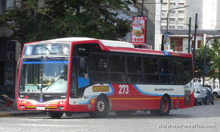 Mercedes-Benz OH 1621 L SB - Nuovobus Cittá - Unión Platense
AE 770 TR
[url=https://bus-america.com/galeria/displayimage.php?pid=56074]https://bus-america.com/galeria/displayimage.php?pid=56074[/url]

Línea 273 ramal C (Prov. Buenos Aires - dentro del Pdo. La Plata), interno 59 (1443)
