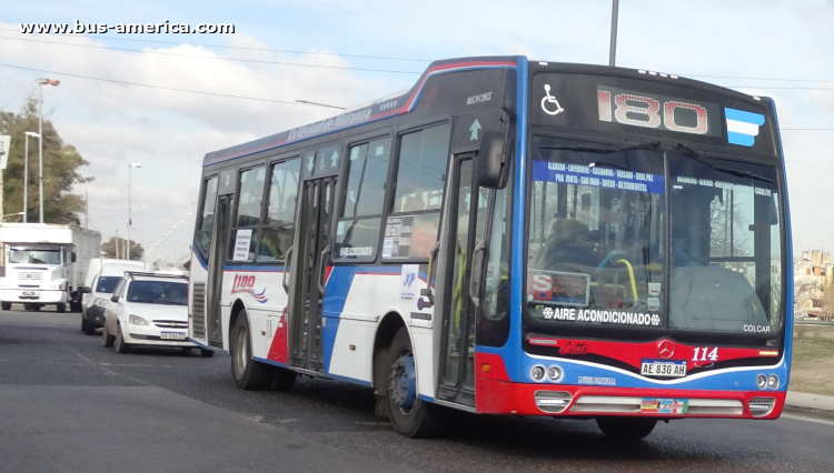 Mercedes-Benz OH 1621 L SB - Nuovobus Cittá PH 0068 - La Vecinal de Matanza
AE 830 AH

Línea 180 (Buenos Aires), interno 114
