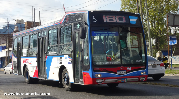 Mercedes-Benz OH 1621 L SB - Nuovobus Cittá PH 0068 - La Vecinal de Matanza
AE 829 YV

Línea 180 (Buenos Aires), interno 96
