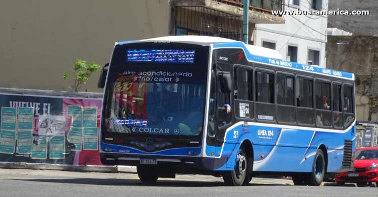 Mercedes-Benz OH 1621 L SB - Nuovobus Cittá - T.A.Callao
AF 114 DZ

Línea 124 (Buenos Aires), interno 227
