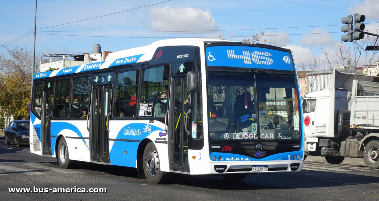 Mercedes-Benz OH 1621 L SB - Nuovobus Cittá - Utesa
AF 239 HD

Línea 46 (Buenos Aires), interno 3
