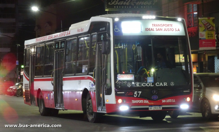 Mercedes-Benz OH 1721 L SB - Nuovobus Cittá PH 0069 - Transporte Ideal San Justo
AF 293 PF

Línea 96 (Buenos Aires), interno 57
