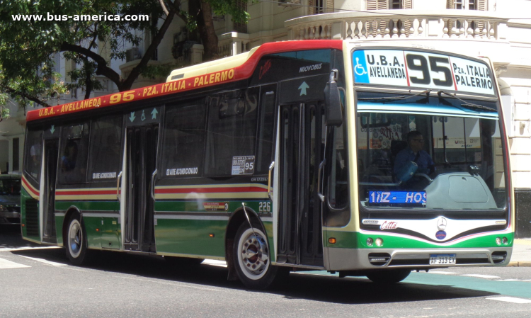 Mercedes-Benz OH 1721 L SB - Nuovobus Cittá PH 0069 - Antartida Argentina
AF 313 EX

Línea 95 (Buenos Aires), interno 226
