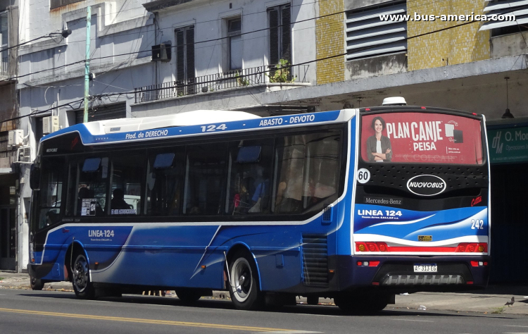 Mercedes-Benz OH 1721 L SB - Nuovobus Cittá - T.A.Callao
AF 313 EG
[url=https://bus-america.com/galeria/displayimage.php?pid=61018]https://bus-america.com/galeria/displayimage.php?pid=61018[/url]

Línea 124 (Buenos Aires), interno 242
