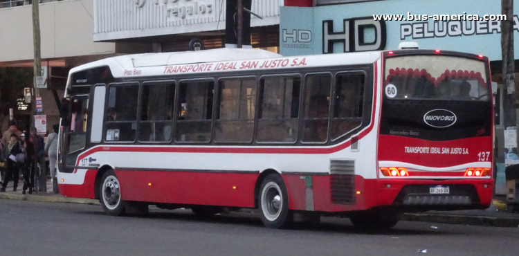 Mercedes-Benz OH 1721 L SB - Nuovobus Cittá PH 0069 - Transporte Ideal San Justo
AF 265 QV
[url=https://bus-america.com/galeria/displayimage.php?pid=67301]https://bus-america.com/galeria/displayimage.php?pid=67301[/url]
[url=https://bus-america.com/galeria/displayimage.php?pid=67302]https://bus-america.com/galeria/displayimage.php?pid=67302[/url]

Línea 96 (Buenos Aires), interno 137
