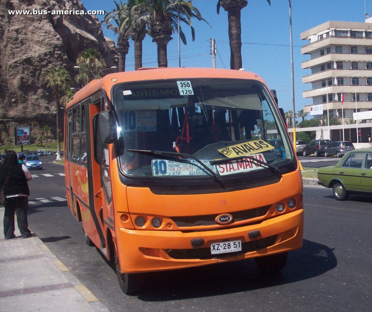 Mercedes-Benz LO 712 - Maxibus Lydo (en Chile) - Línea 10
XZ-28-51

Línea 10 (Arica)
