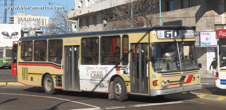 Mercedes-Benz OH 1621 L - ALASA - MONSA
CFY 314

Línea 60 (Buenos Aires), interno 86
