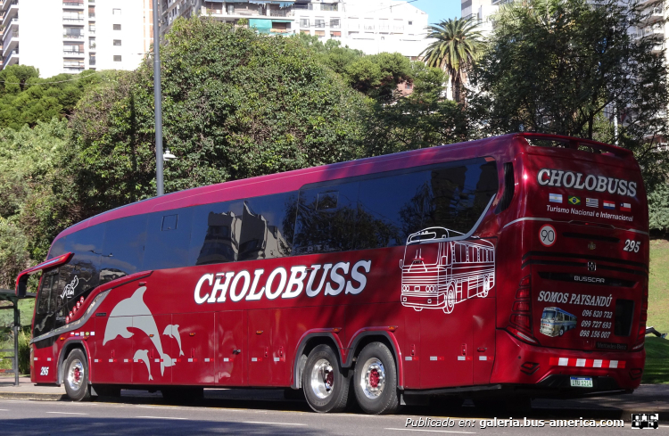 Mercedes-Benz O 500 RSD - Busscar Vista Buss 365 NB1 (para Uruguay) - Cholobuss
ITU-1214
[url=https://bus-america.com/galeria/displayimage.php?pid=70799]https://bus-america.com/galeria/displayimage.php?pid=70799[/url]

CholoBuss, unidad 295
