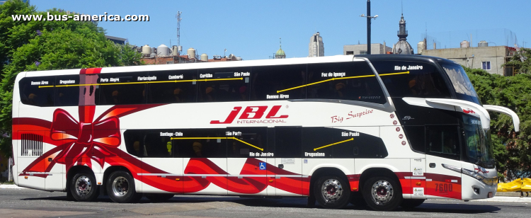 Volvo B450R - Marcopolo New G7 Paradiso 1800 DD - JBL
JBL 7600
[url=https://bus-america.com/galeria/displayimage.php?pid=66613]https://bus-america.com/galeria/displayimage.php?pid=66613[/url]
[url=https://bus-america.com/galeria/displayimage.php?pid=66614]https://bus-america.com/galeria/displayimage.php?pid=66614[/url]
[url=https://bus-america.com/galeria/displayimage.php?pid=66616]https://bus-america.com/galeria/displayimage.php?pid=66616[/url]

JBL, unidad 7600
Linha internacional entre Brasil & Argentina
