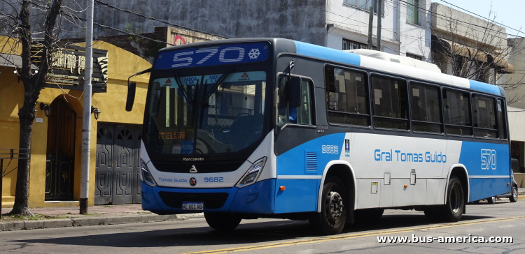 Agrale MA 15.0 - Marcopolo Novo Torino - Gral. Tomas Guido
AE 801 NU
[url=https://bus-america.com/galeria/displayimage.php?pid=59624]https://bus-america.com/galeria/displayimage.php?pid=59624[/url]

Línea 570 (Pdo. Avellaneda), interno 9682
