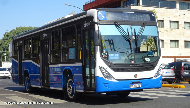 Mercedes-Benz OH 1621 L SB - Marcopolo Novo Torino - Cía. Noroeste
AE 926 ES

Línea 343 (Prov. Buenos Aires), interno 45
