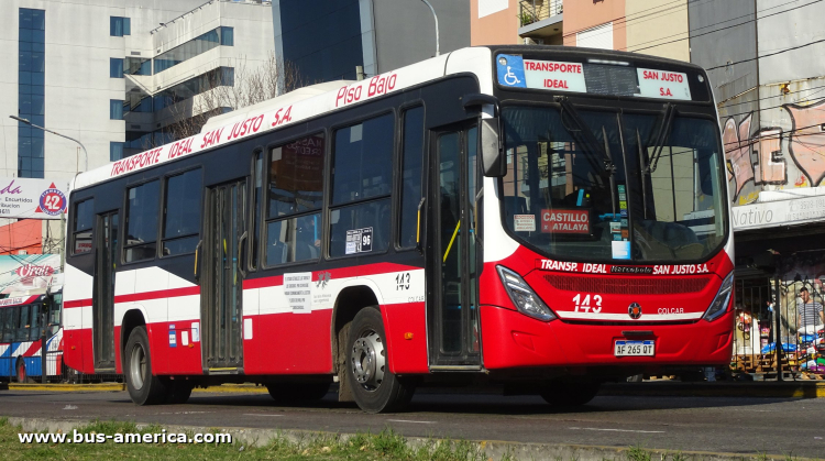 Mercedes-Benz OH 1721 L SB - Marcopolo Novo Torino T 353 - Transporte Ideal San Justo
AF 265 QT

Línea 96 (Buenos Aires), interno 143
