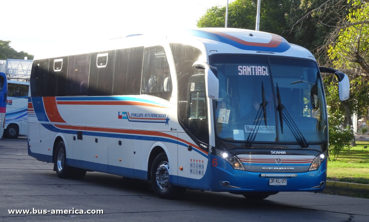 Scania K 360 - Neobus New Road N10 360 (para Chile) - O`Higgins
JR-KL-27
[url=https://bus-america.com/galeria/displayimage.php?pid=66916]https://bus-america.com/galeria/displayimage.php?pid=66916[/url]
[url=https://bus-america.com/galeria/displayimage.php?pid=66917]https://bus-america.com/galeria/displayimage.php?pid=66917[/url]
[url=https://bus-america.com/galeria/displayimage.php?pid=66919]https://bus-america.com/galeria/displayimage.php?pid=66919[/url]
[url=https://bus-america.com/galeria/displayimage.php?pid=66920]https://bus-america.com/galeria/displayimage.php?pid=66920[/url]

O'Higgins, unidad 6
Línea internacional entre Chile & Argentina
