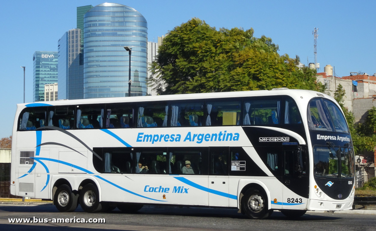 Mercedes-Benz O 500 RSD - Metalsur Starbus 2 405 - Emp.Argentina
LZL 805
[url=https://bus-america.com/galeria/displayimage.php?pid=58208]https://bus-america.com/galeria/displayimage.php?pid=58208[/url]

Emp. Argentina, interno 8243
