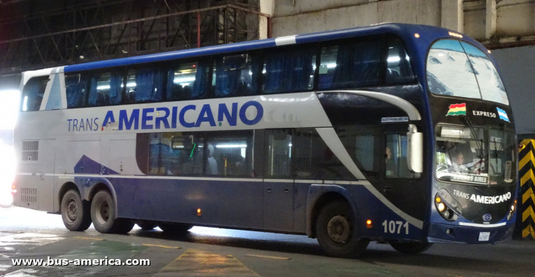 Mercedes-Benz O 500 RSD - Metalsur Starbus 2 405 (para Bolivia) - TransAmericano
4425UFF
[url=https://bus-america.com/galeria/displayimage.php?pid=58887]https://bus-america.com/galeria/displayimage.php?pid=58887[/url]

Trans Americano (Bolivia), interno 1071
Ex Andesmar Chile (Chile)
