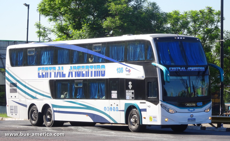 Mercedes-Benz O 500 RSD - Metalsur Starbus 3 405 - Ctral. Argentino , Cayetano Caruso
AA 318 RT

Central Argentino (Cayetano Caruso), interno 135
