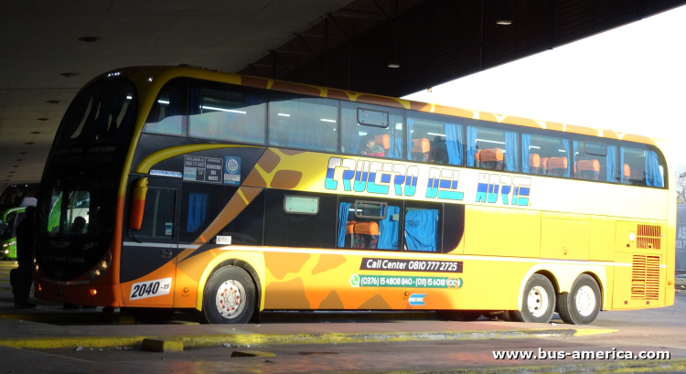 Mercedes-Benz O 500 RSD -Metalsur Starbus 2 405 S-273 - Crucero del Norte
PEX 474

Crucero del Norte, interno 2040-15
