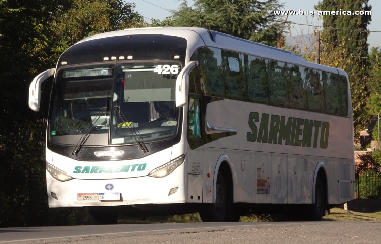 Scania K 310 B - Metalsur Starbus 3 360 - Sarmiento
AF 036 XQ
[url=https://bus-america.com/galeria/displayimage.php?pid=70766]https://bus-america.com/galeria/displayimage.php?pid=70766[/url]

Sarmiento (Prov.Córdoba), interno 426, patente provincial 2556
