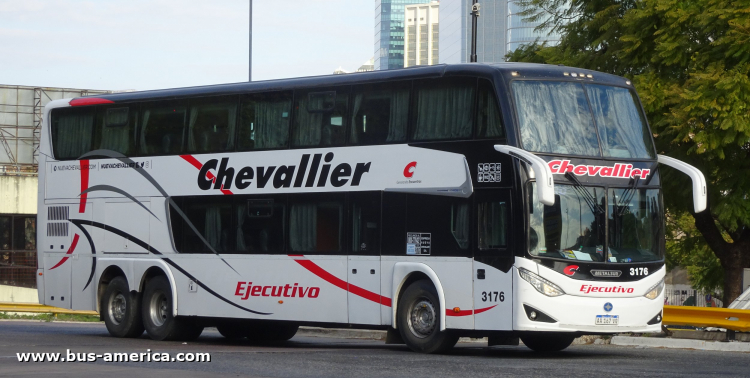 Scania K 410 - Metalsur Starbus 3 405 - Chevallier
AA 167 VQ

Nueva Chevallier, interno 3176
