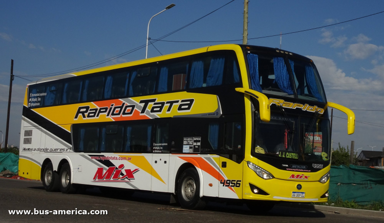 Scania K 410 - Metalsur Starbus 3 405 - Rápido Tata
AA 309 CL

Rápido Tata, interno 4956
