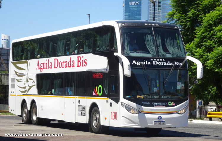 Volvo B 450 R - Metalsur Starbus 3 405 - Aguila Dorada Bis
AF 241 IQ
[url=https://bus-america.com/galeria/displayimage.php?pid=62485]https://bus-america.com/galeria/displayimage.php?pid=62485[/url]
[url=https://bus-america.com/galeria/displayimage.php?pid=62487]https://bus-america.com/galeria/displayimage.php?pid=62487[/url]

Aguila Dorada Bis, interno 130
