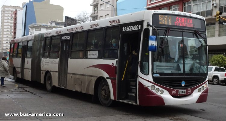 Mercedes-Benz OF 1722 (Colcar BA 2522 MD) - Metalpar Tronador 2010 - Línea Bordó , Peralta Ramos
PNV 419

Línea 511 (Mar del Plata), interno 046
