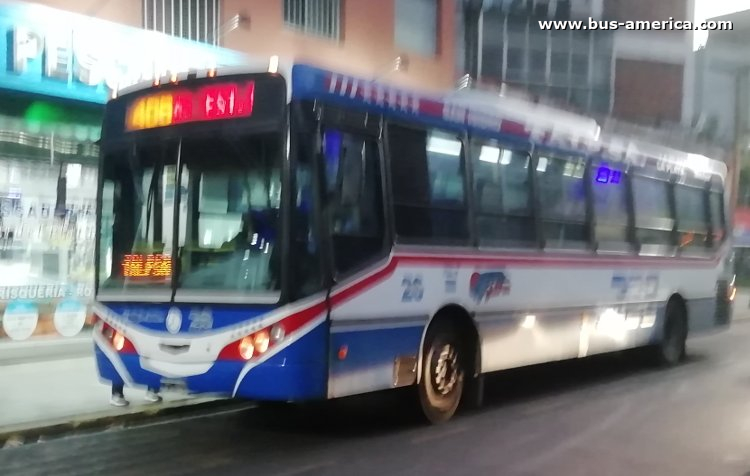 Mercedes-Benz OH 1718 L SB - Metalpar Iguazú 2010 - TALP 
Línea 406 (Prov. Buenos Aires), interno 20

Una rareza que no se veía desde hace casi dos décadas, cuando la empresa TALP línea 338 asume e integra parte del recorrido de la línea 54 a la línea 406, utilizando unidades de la línea madre 338 hasta asignarle su propio color y segregar con colores diferentes la 406 de la 338. 
Desde entonces esta fue la primera vez que ví que utilizaron una unidad de la línea 338 en el servicio de la línea 406.
