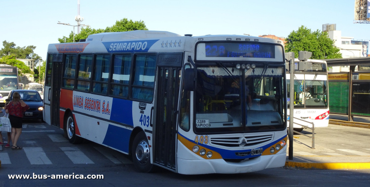 Agrale MA 15.0 - Metalpar Tronador 2010 - Línea Sesenta
NZI 820

Línea 228B (Prov. Buenos Aires), interno 403
