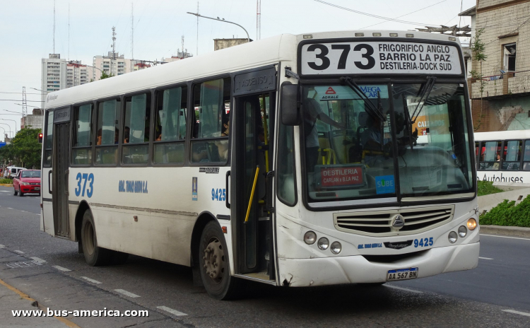 Agrale MA 15.0 - Metalpar Tronador 2010 - Gral. Tomás Guido
AA 567 BN

Línea 373 (Prov. Buenos Aires), interno 9425
