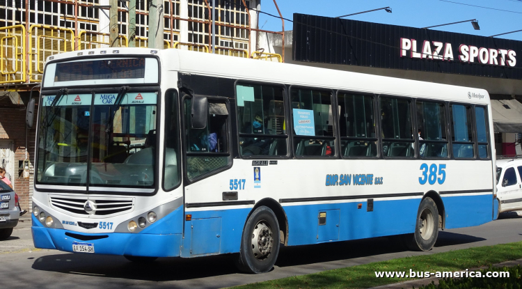 Agrale MA 15.0 - Metalpar Tronador 2010 - Emp. San Vicente
AA 154 SH

Línea 385 (Pcía. Buenos Aires), interno 5517
