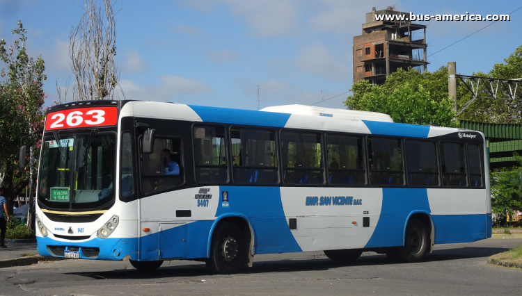 Agrale MA 17.0 - Metalpar Tronador Nueva Generación - Emp. San Vicente
AD 023 KY
[url=https://bus-america.com/galeria/displayimage.php?pid=56497]https://bus-america.com/galeria/displayimage.php?pid=56497[/url]

Línea 263A (Prov. Buenos Aires), interno 5407
