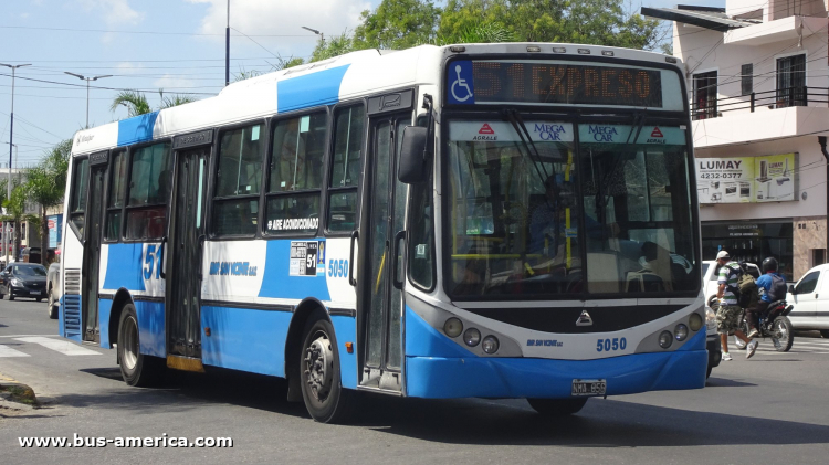 Agrale MT 15.0 LE - Metalpar Iguazú 2010 - San Vicente
NMA 856

Línea 51 (Buenos Aires), interno 5050 [febrero 2019 - ¿mayo? 2021]
Ex línea 76 (Buenos Aires), interno 1334 [enero 2014 - febrero 2019]
