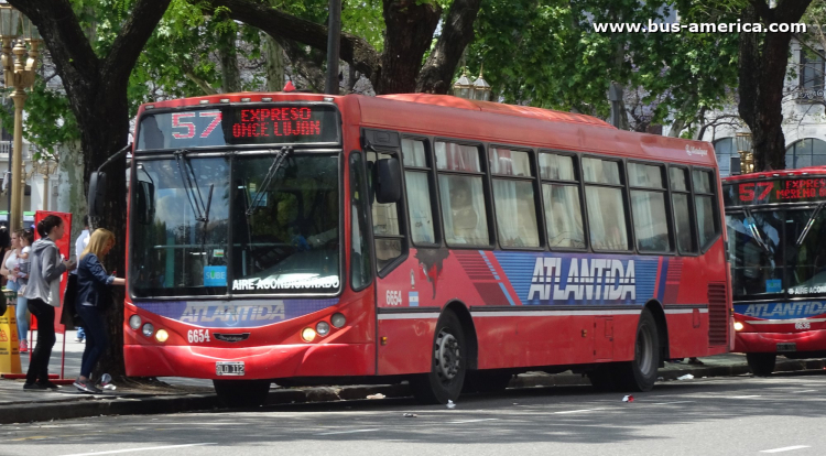 Agrale MT 17.0 LE - Metalpar Iguazú 2010 - Atlántida
OLO 112

Línea 57 (ramal ex línea 52 - Buenos Aires), interno 6654 [2015 - 2021]
