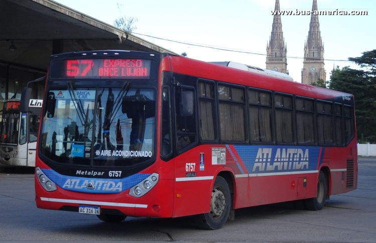 Agrale MT 17.0 LE - Metalpar Iguazú Nueva Generación - Atlántida
AC 316 IN
[url=https://bus-america.com/galeria/displayimage.php?pid=52288]https://bus-america.com/galeria/displayimage.php?pid=52288[/url]

Línea 57 (ramal ex línea 52 - Buenos Aires), interno 6757
